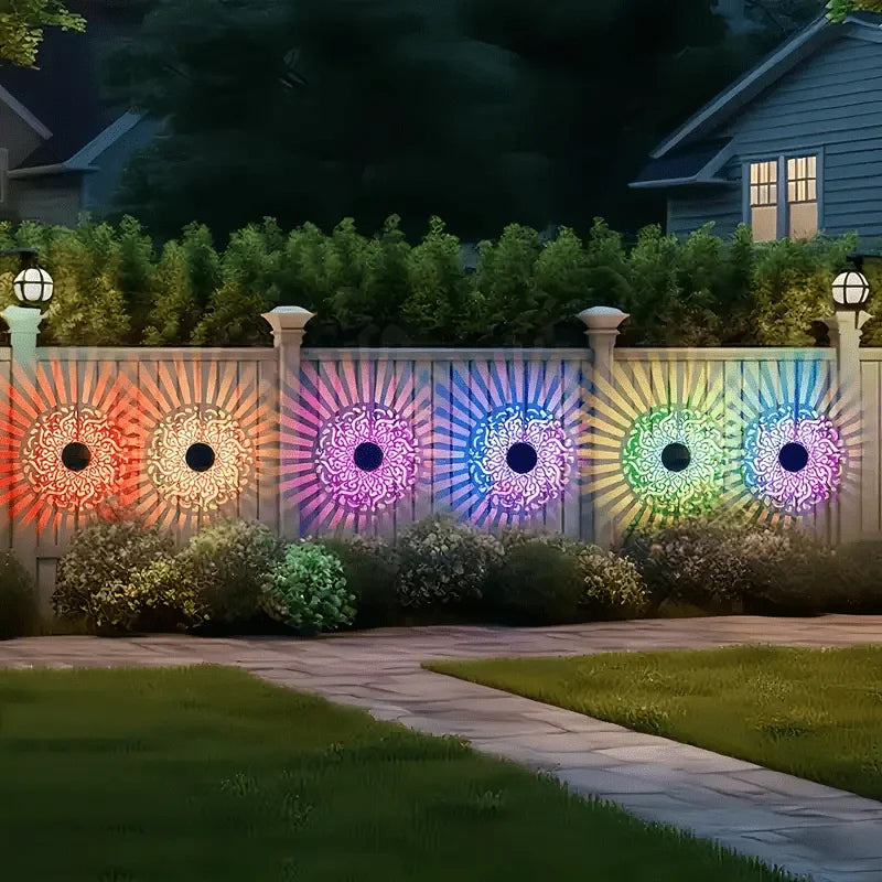Solar Mandala Wall Lantern