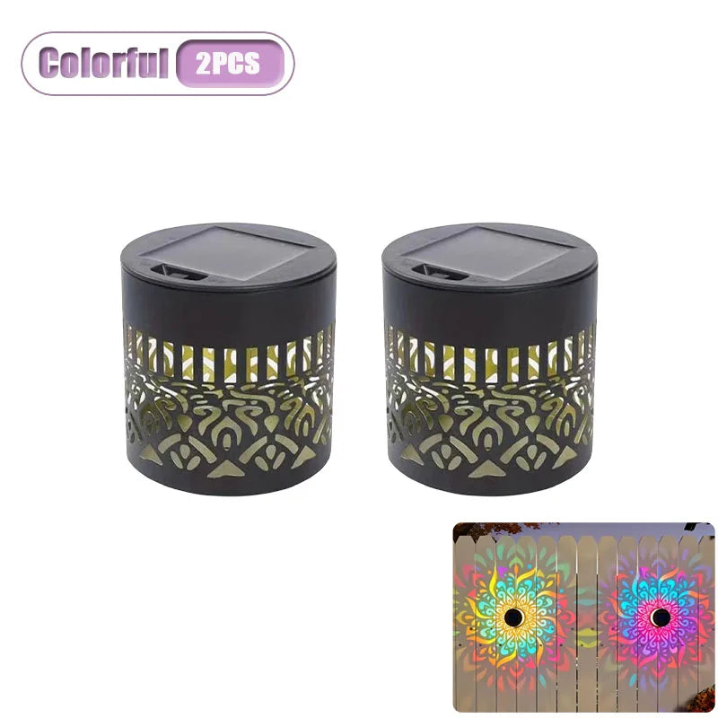 Solar Mandala Wall Lantern