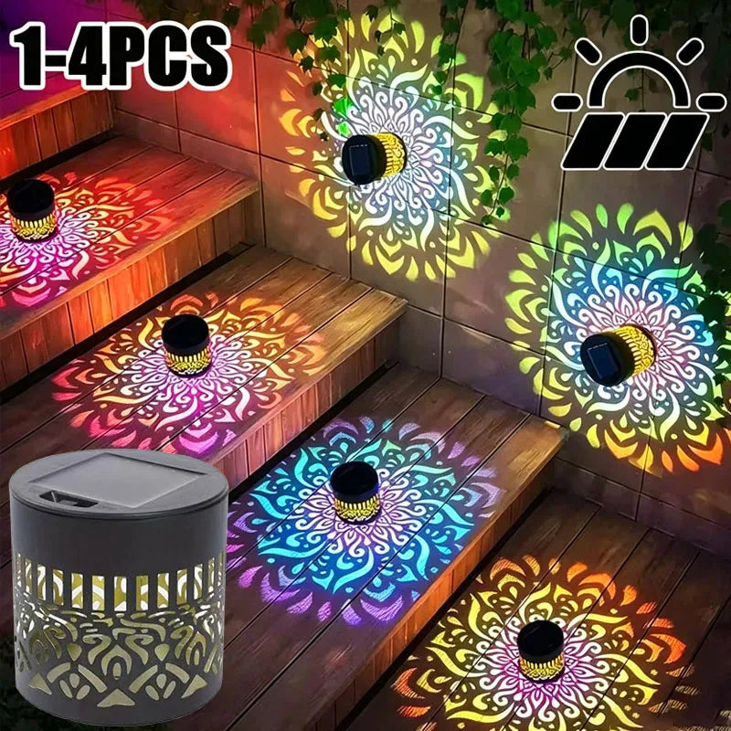 Solar Mandala Wall Lantern
