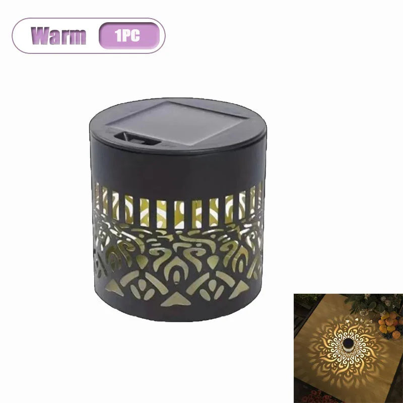 Solar Mandala Wall Lantern