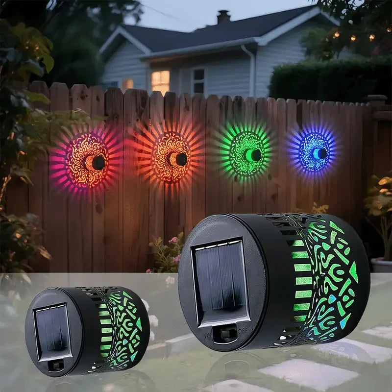 Solar Mandala Wall Lantern