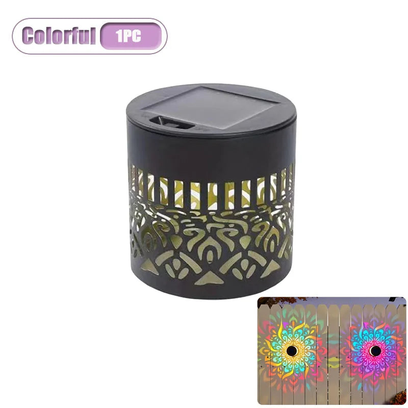 Solar Mandala Wall Lantern