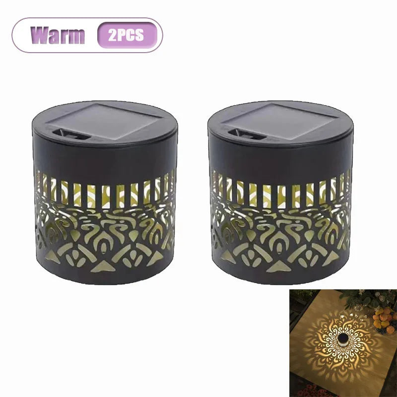 Solar Mandala Wall Lantern